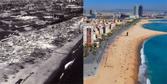 Barcelona, Víla Olímpica-negyed átalakulása 1987-1992 – I.